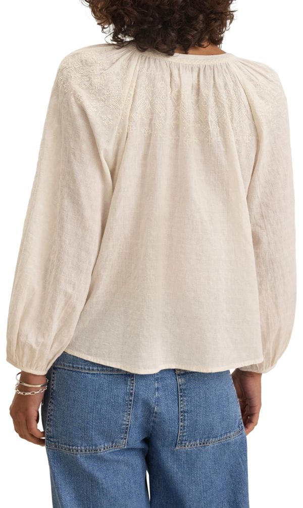 Velvet Women's Tone-On Embroidered Top - Image 3