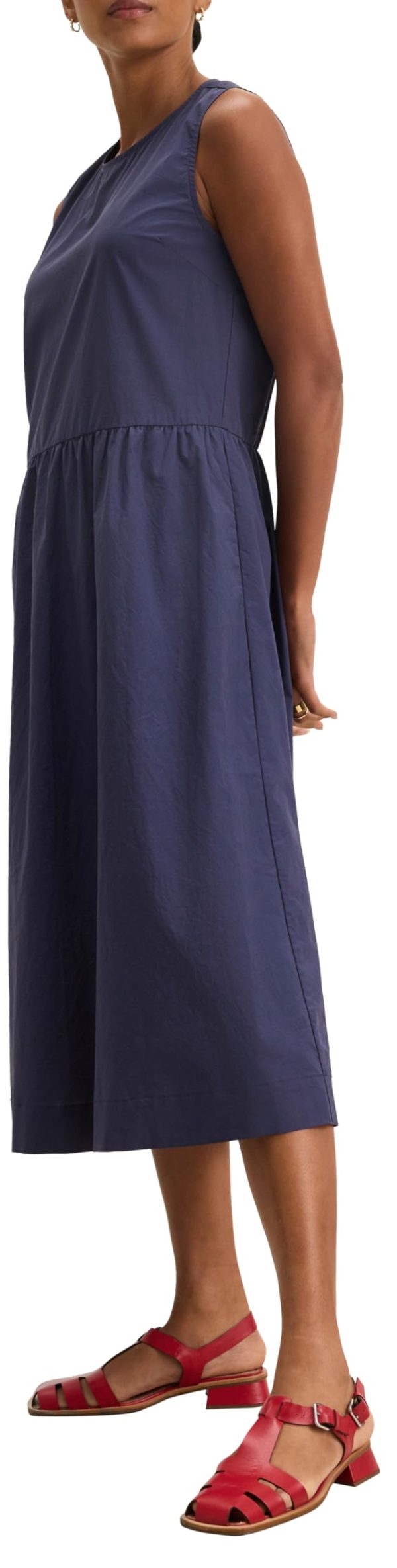 Women Cotton Poplin Dress - Image 2