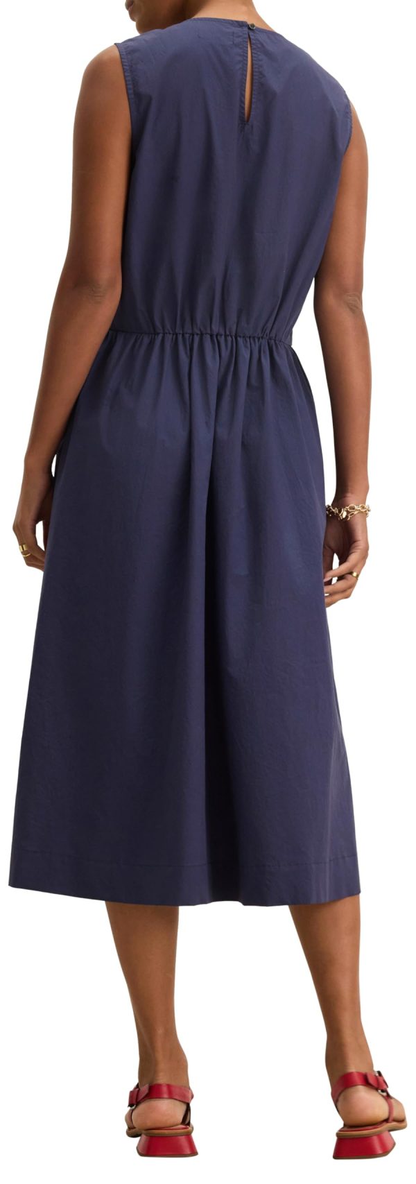 Women Cotton Poplin Dress - Image 3