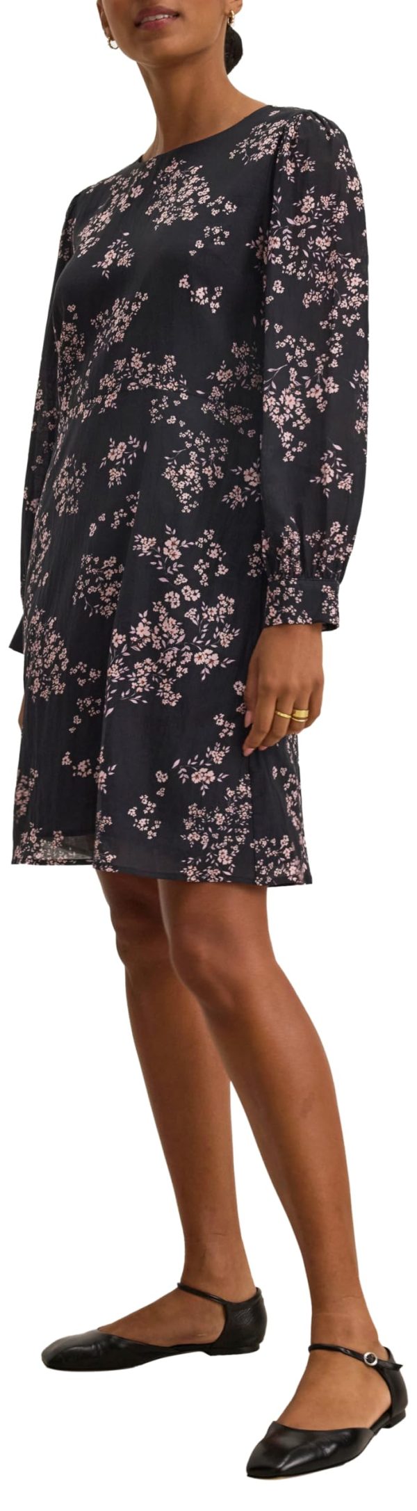 Women Printed Cotton Tulle Dress - Image 2