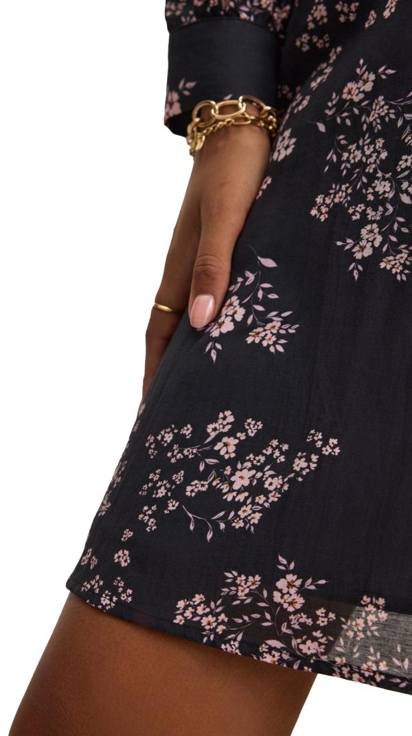Women Printed Cotton Tulle Dress - Image 3