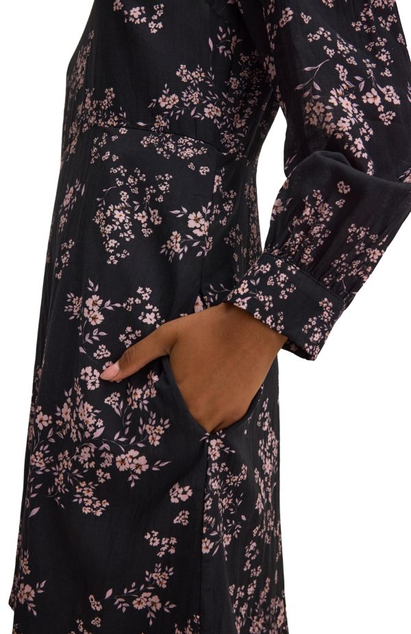 Women Printed Cotton Tulle Dress - Image 5