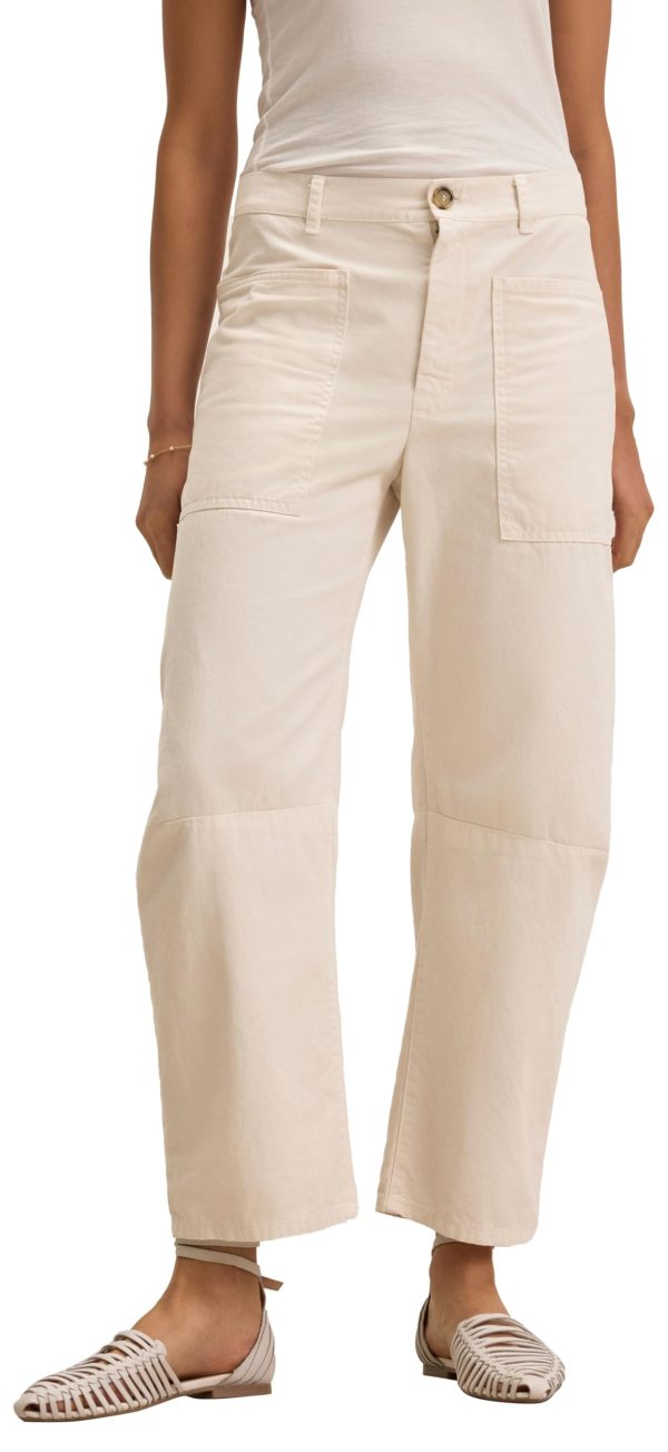 Women's Beige Twill Pants