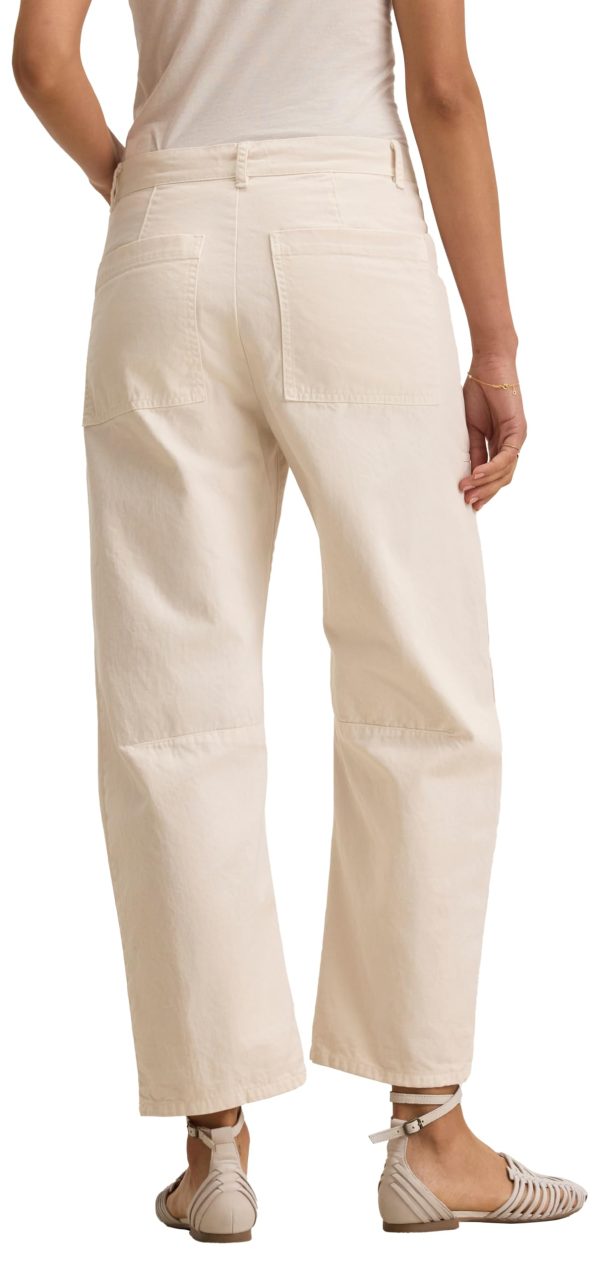 Women's Beige Twill Pants - Image 3