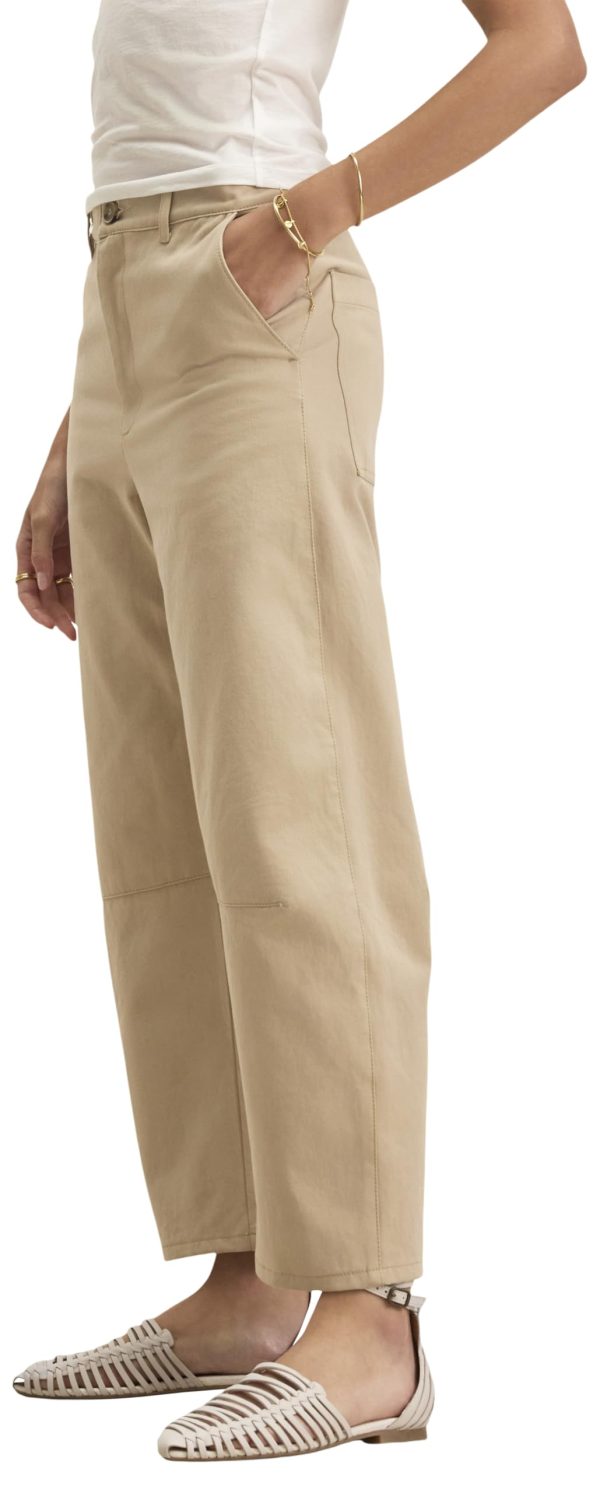 Women's Khaki Twill Pants - Image 2