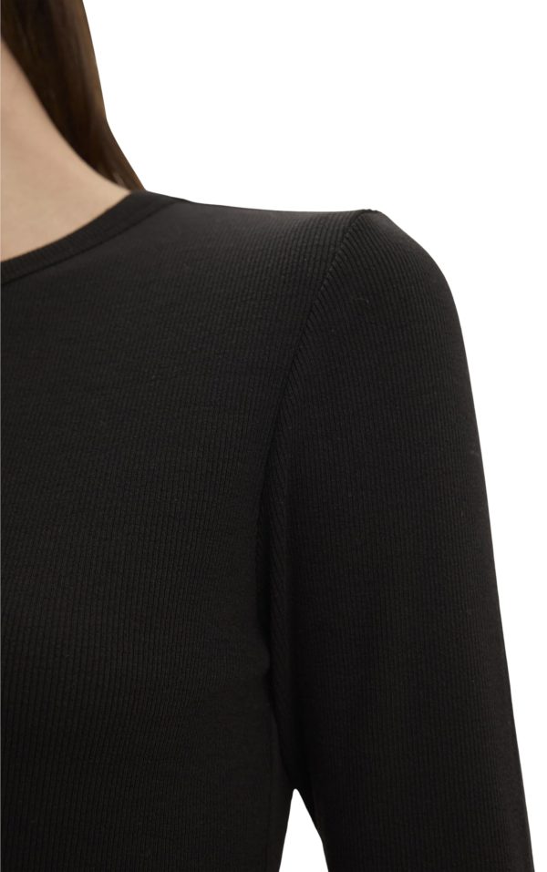 Women's Modal Ribbed Long Sleeve T-Shirt - Image 4