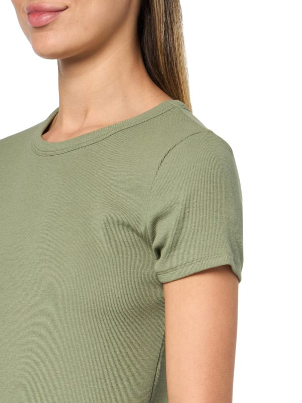 Women's Modal Ribbed T-Shirt - Image 3