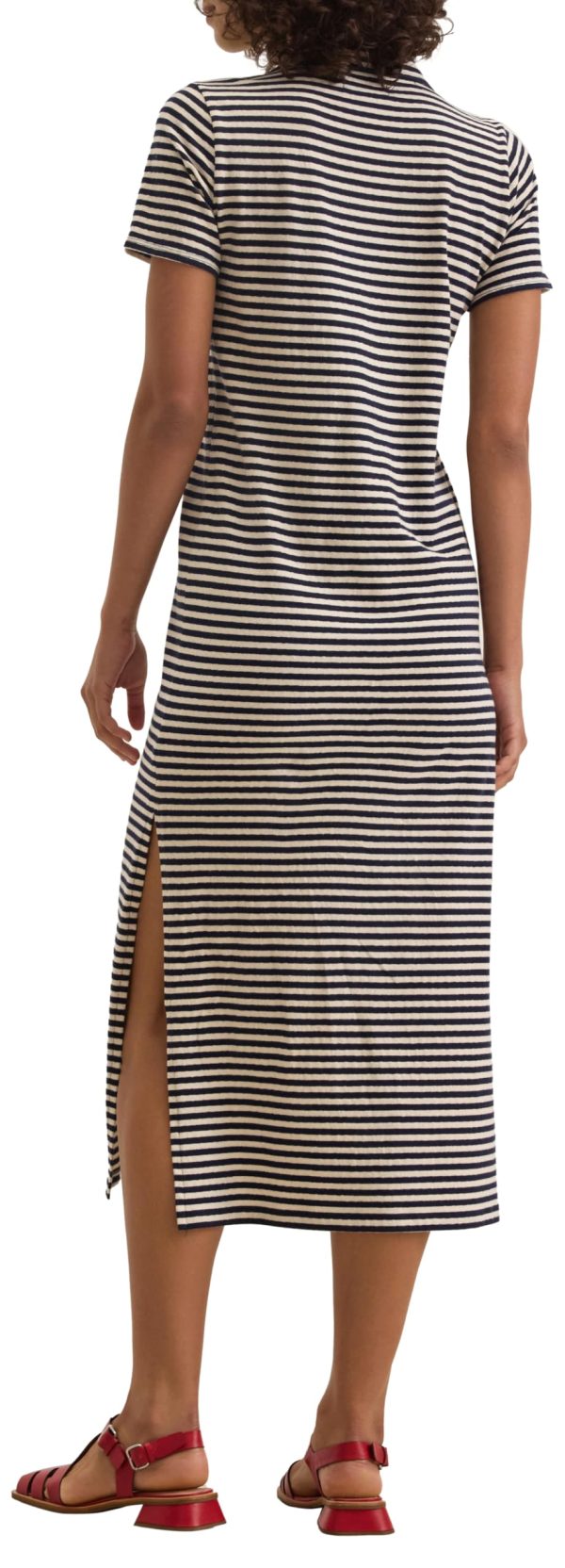 Women's Striped T-Shirt Dress - Image 3