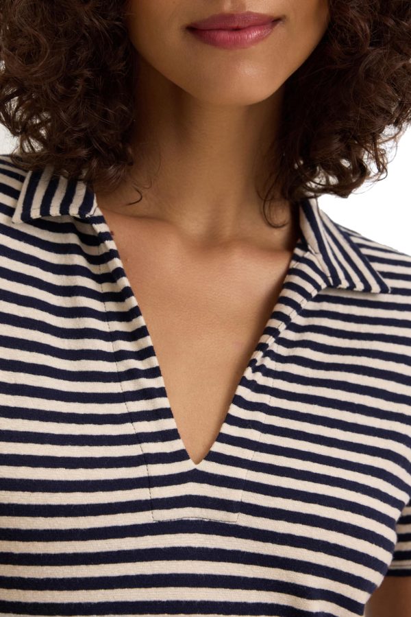 Women's Striped T-Shirt Dress - Image 4
