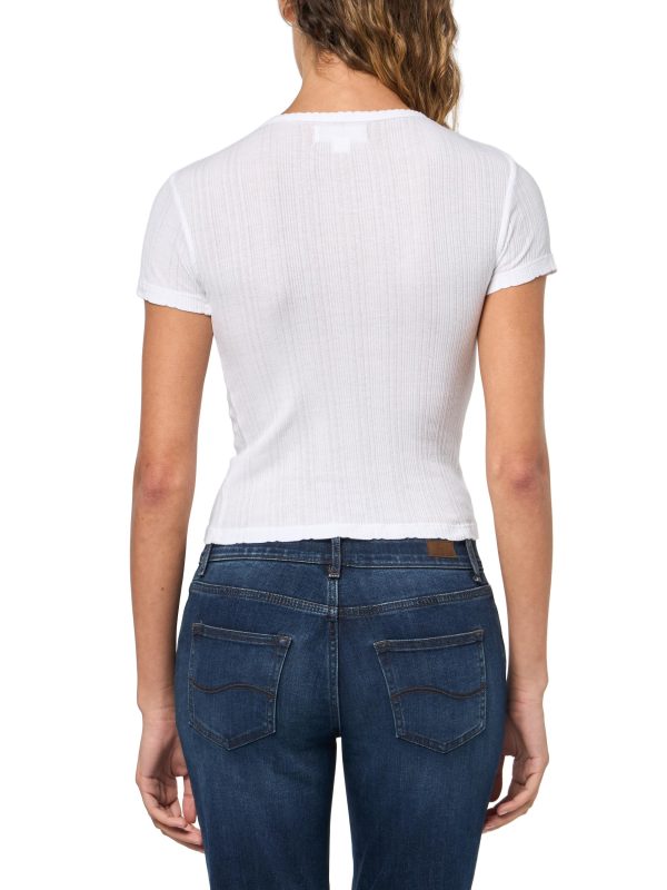 Women's white T-shirt - Image 2